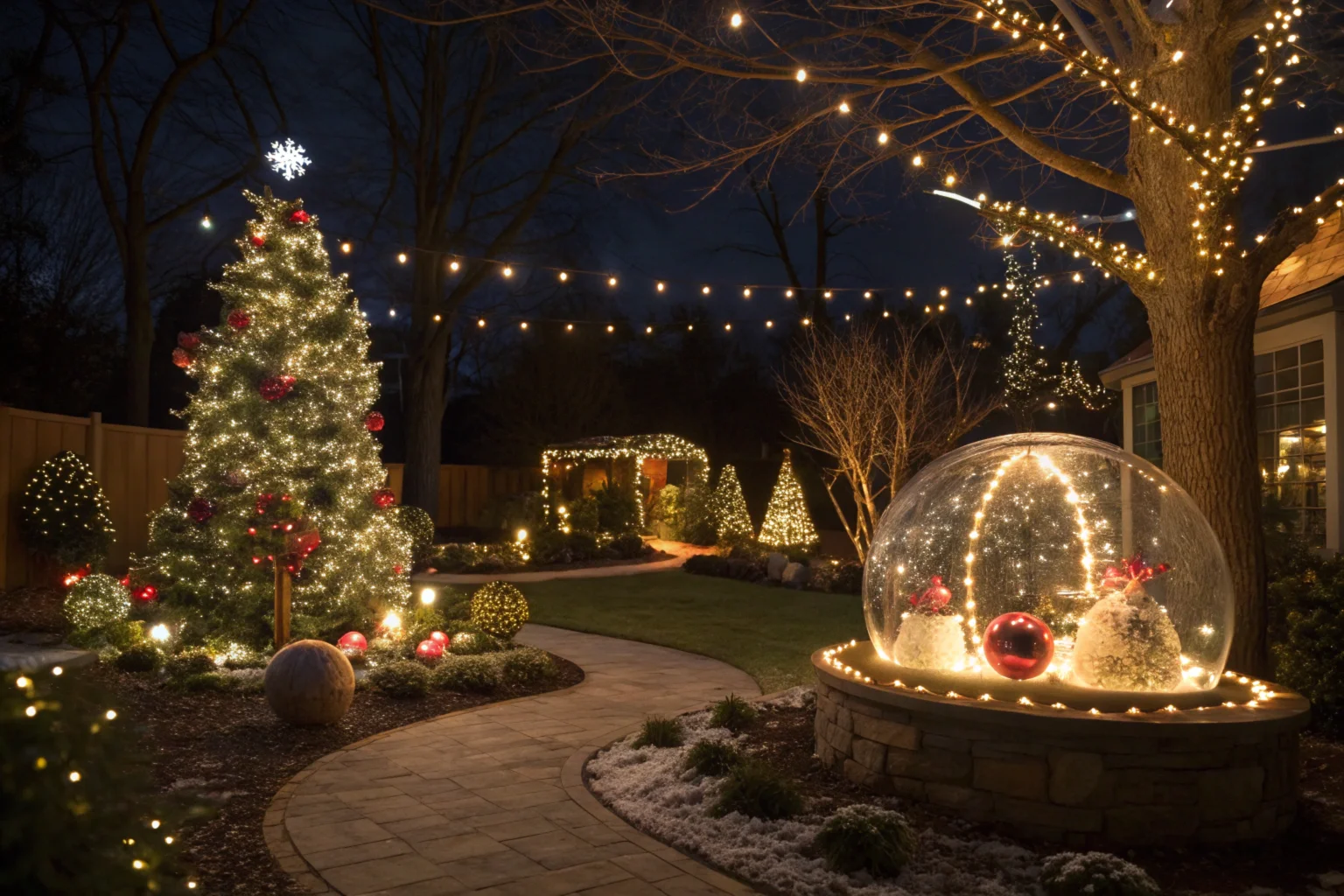 Outdoor holiday decor